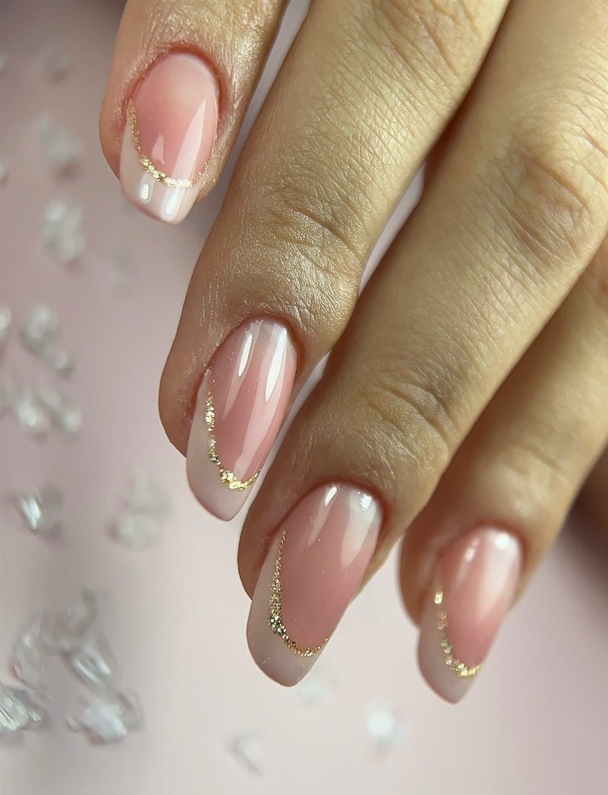Natural nude nails